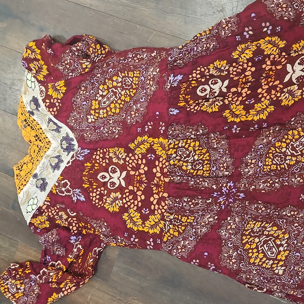 Anthropologie Meredith Embroidered Maxi Dress - Picture 12 of 14